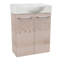 Waschbeckenunterschrank 'SBC' braun matt 52 x 60 x 24,3 cm