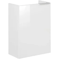 Waschbeckenunterschrank 'SBC' weiß glänzend 44 x 60 x 24,3 cm links
