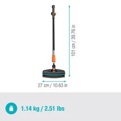Wasch-Set 'Cleansystem S soft' mit Bürste und Stiel 101 cm