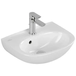 Waschtisch 'O.Novo' oval alpinweiß 45 x 16 x 10,9 cm