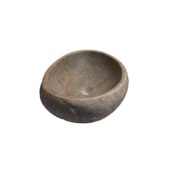 Waschtisch 'Unikat' rund natursteinfarben 45 x 40 x 3,5 cm