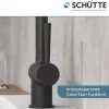 Waschtischarmatur 'Cornwall' schwarz matt