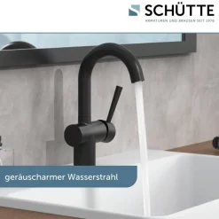 Waschtischarmatur 'Cornwall' schwarz matt