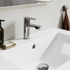 Waschtischarmatur 'Mola' chromfarben 16,9 cm