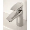 Waschtischarmatur 'Pure&Solid' verchromt glänzend silbern