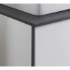 Waschtischplatte mit Unterschrank 'Flair' schwarz/weiß 100,6 x 48,7 x 47,5 cm