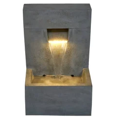 Wasserfall 'Posada' mit LED-Beleuchtung 40 x 61 x 61 cm