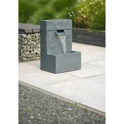 Wasserfall 'Posada' mit LED-Beleuchtung 40 x 61 x 61 cm