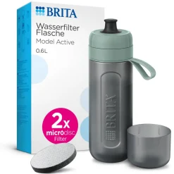 Wasserfilterflasche 'Active' darkgreen