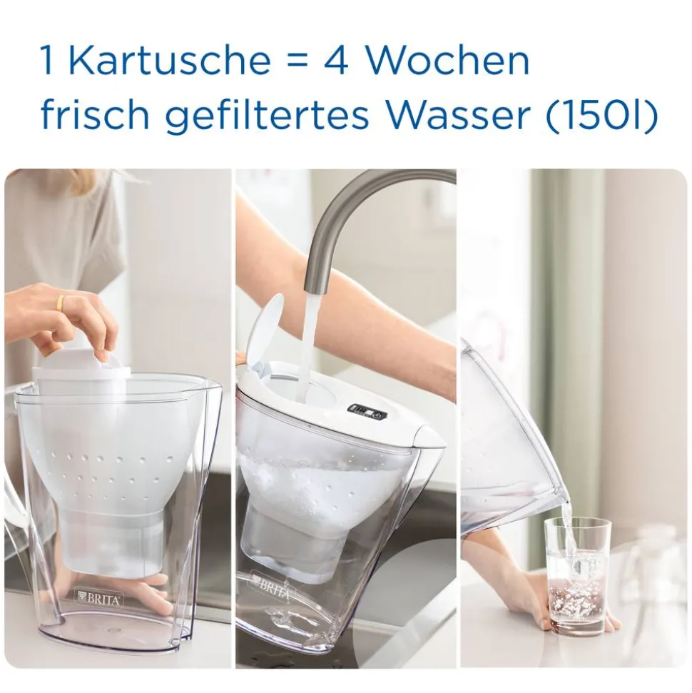 Wasserfilter-Kanne 'Marella' blau inklusive MX PRO