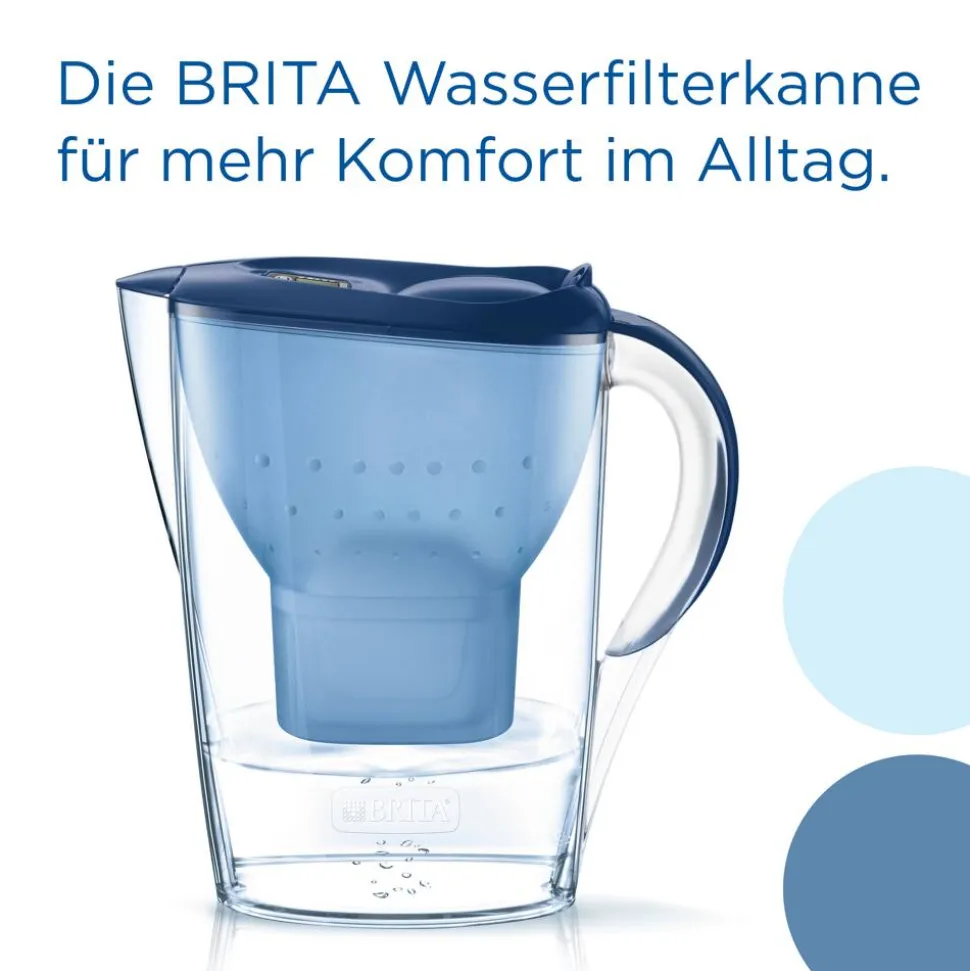 Wasserfilter-Kanne 'Marella' blau inklusive MX PRO