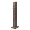 Wasserzapfsäule 'Forest' Holzoptik dunkelbraun 100 cm