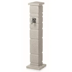 Wasserzapfsäule 'Romana' hellgrau 110 cm