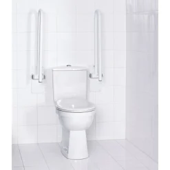 WC-Aufstehbügel 'Comfort', klappbar, weiß, 56 cm, bis 100 kg