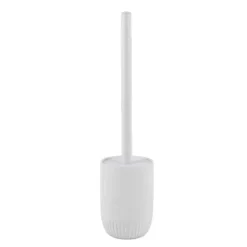 WC-Bürstengarnitur weiß/braun Ø 9 x 36 cm