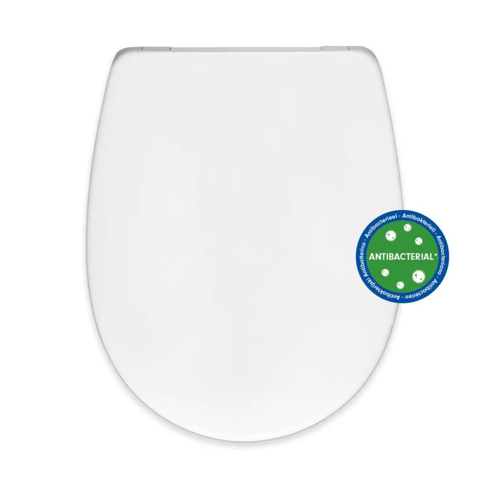 WC-Sitz 'Click&Clean' mit Absenkautomatik weiß Duroplast