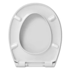 WC-Sitz 'Crystal' mit Absenkautomatik weiß Duroplast