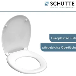 WC-Sitz mit Absenkautomatik weiß Duroplast