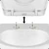 WC-Sitz 'Monaco' mit Absenkautomatik weiß Duroplast
