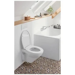 WC-Sitz 'O.novo' mit Absenkautomatik weiß Duroplast