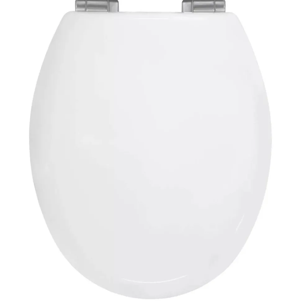 WC-Sitz 'Topeka' mit Absenkautomatik weiß Holzkern