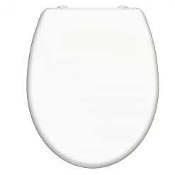 WC-Sitz 'WHITE' mit Absenkautomatik weiß Duroplast