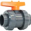 2-Wege-Kugelhahn Ø 50 mm mit zwei Klebemuffen
