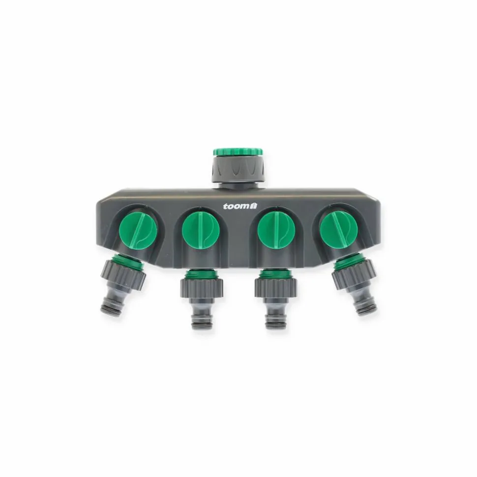 4-Wege-Verteiler mit G 3/4"- und G 1"-Gewinde