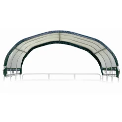 Weidezelt Überdachung grün 13,7 m² 370 x 370 x 170 cm