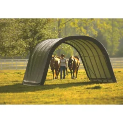 Weidezelt 'Run-In-Shed' 22,57 m² grün 610 x 370 x 250 cm