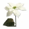 Weihnachtsstern Kunstblume weiß 71 cm