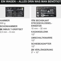 Werkstattwagen 'WWT1200' 71-teilig