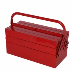 Werkzeugkasten Metall rot 42 x 20 x 20 cm