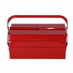 Werkzeugkasten Metall rot 42 x 20 x 20 cm