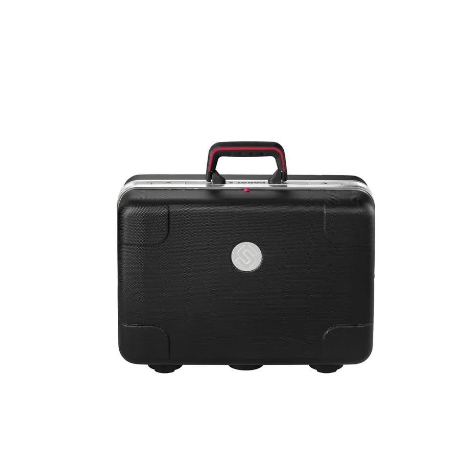 Werkzeugkoffer 'Silver' Plus schwarz 48 x 18 x 35 cm