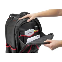 Werkzeugrucksack 'Back Pack BASIC' schwarz/rot 36 x 44 x 17 cm