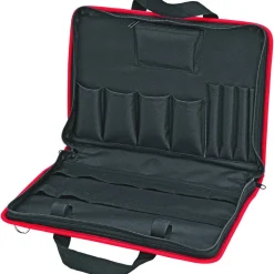 Werkzeugtasche 'Kompakt' schwarz/rot 41 x 6 x 29 cm