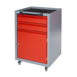 Werkzeugwagen rot mit 2 Schubladen 76 x 50 x 47 cm