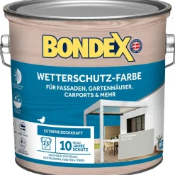 Wetterschutzfarbe achatgrau 2,5 l