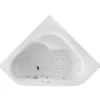 Whirlpool 'Ancona Premium' Sanitäracryl weiß 135 x 46 x 135 cm