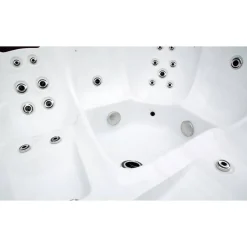 Whirlpool 'Domenico' silbern 216 x 216 x 92 cm