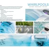 Whirlpool 'Fransisco' silbern 184 x 124 x 75 cm