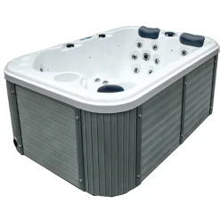 Whirlpool 'Fransisco' silbern 184 x 124 x 75 cm