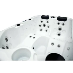 Whirlpool 'Fransisco' silbern 184 x 124 x 75 cm