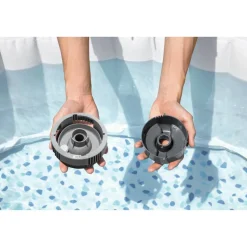 Whirlpool 'LAY-Z-SPA Aruba AirJet' Ø 170 x 66 cm grau