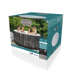 Whirlpool 'LAY-Z-SPA® Bahamas AirJet™' anthrazit Holz-Optik Ø 180 x 66 cm