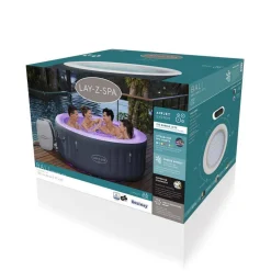 Whirlpool 'LAY-Z-SPA® Bali AirJet™' schwarz Ø 180 x 66 cm, mit LED