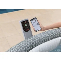 Whirlpool 'LAY-Z-SPA® Bali AirJet™' lichtgrau Ø 196 x 71 cm