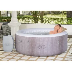 Whirlpool 'Lay-Z-Spa™ Cancun AirJet' altrosa/weiß Ø 180 x 66 cm