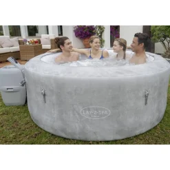 Whirlpool 'LAY-Z-SPA® ECO-Zurich AirJet™' grau Alabaster-Optik Ø 180 x 66 cm